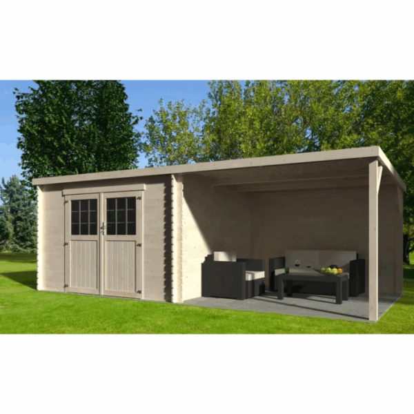 Abri de Jardin bois – 18,36 m2- Haut De Gamme – Prix usine – DESTOCKAGE – Image 3