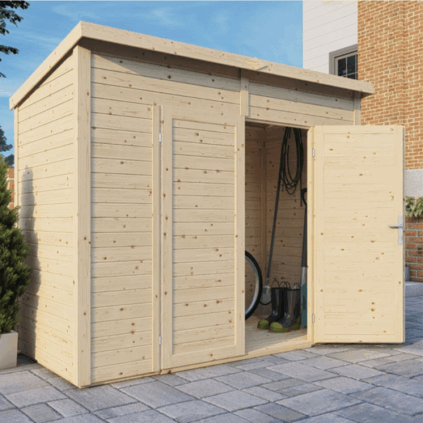 Abri de jardin bois Midway – 244 x 121 cm – Image 3