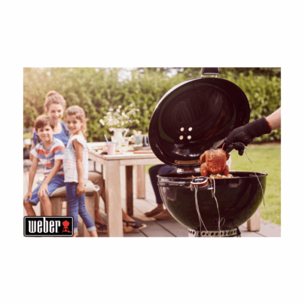 Barbecue au charbon de bois WEBER Master-touch premium E-5770, noir – Image 3