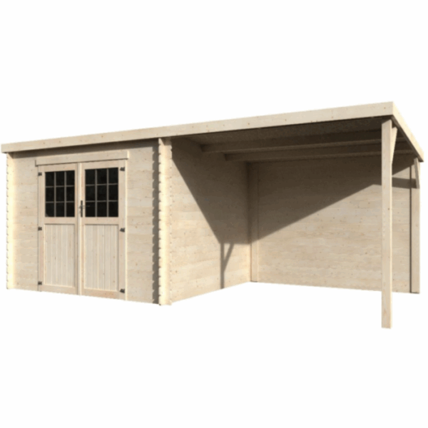 Abri de Jardin bois – 18,36 m2- Haut De Gamme – Prix usine – DESTOCKAGE