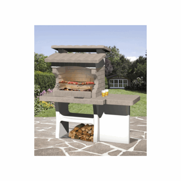 Barbecue en béton beige et gris Luxor – Image 2