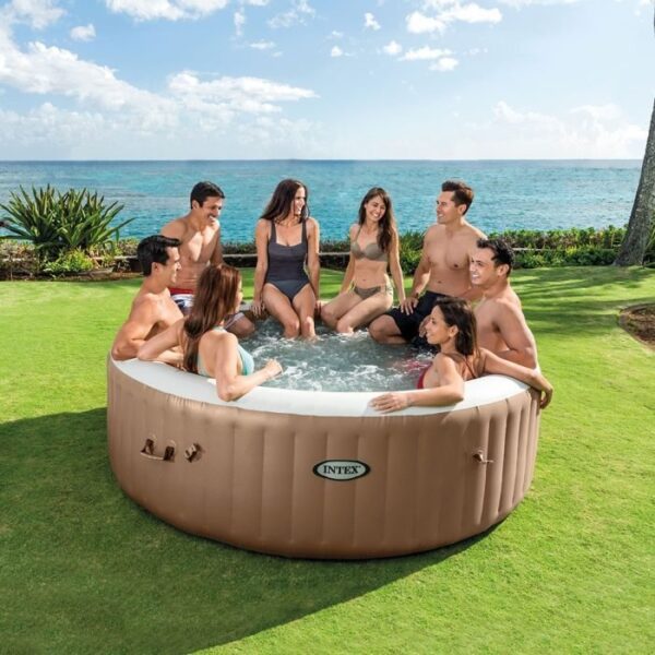Spa Gonflable – INTEX – Sahara 8 places + Couverture Thermique – DESTOCKAGE – Image 2