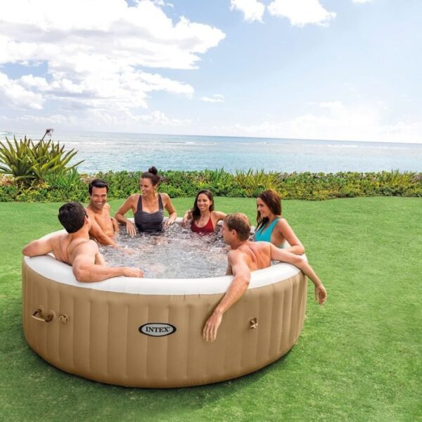 Spa Gonflable – INTEX – Sahara 8 places + Couverture Thermique – DESTOCKAGE – Image 3