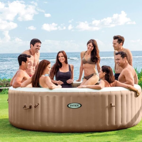 Spa Gonflable – INTEX – Sahara 8 places + Couverture Thermique – DESTOCKAGE – Image 4