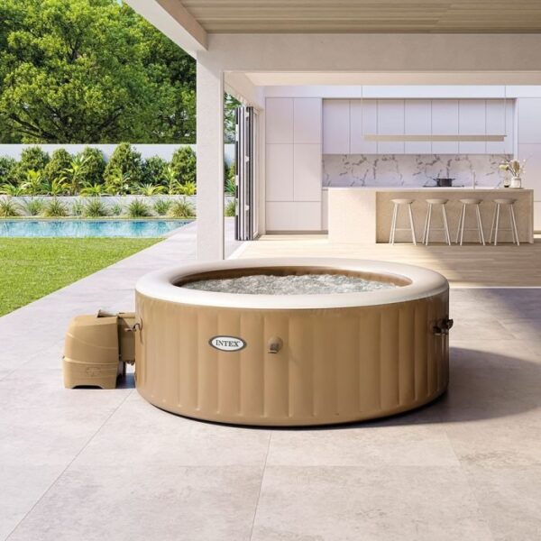 Spa Gonflable – INTEX – Sahara 4 places + Couverture Thermique – DESTOCKAGE – Image 5
