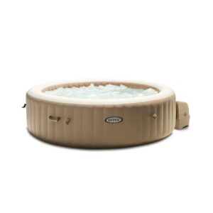 Spa Gonflable – INTEX – Sahara 4 places + Couverture Thermique – DESTOCKAGE