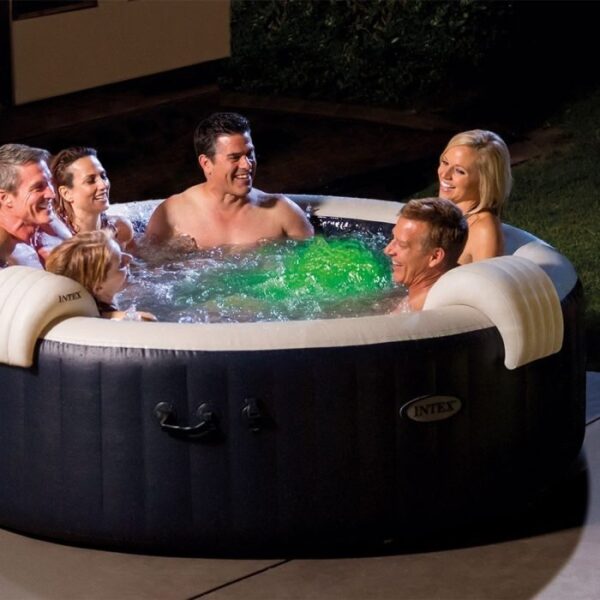 Spa Gonflable – INTEX – Blue Navy 6 places + Couverture Thermique – DESTOCKAGE – Image 2