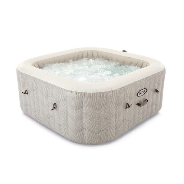 Spa Gonflable – INTEX – Chevron 4 places + Couverture Thermique – DESTOCKAGE