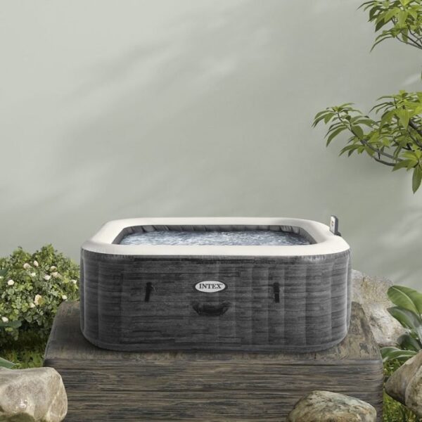 Spa Gonflable – INTEX – Ardoise 4 places + Couverture Thermique – Image 4