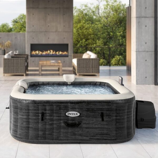 Spa Gonflable – INTEX – Ardoise 6 places + Couverture Thermique – DESTOCKAGE – Image 3