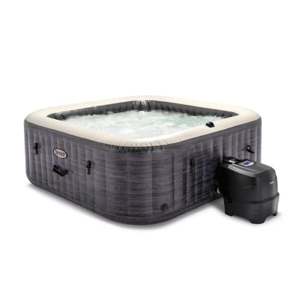 Spa Gonflable – INTEX – Ardoise 6 places + Couverture Thermique – DESTOCKAGE