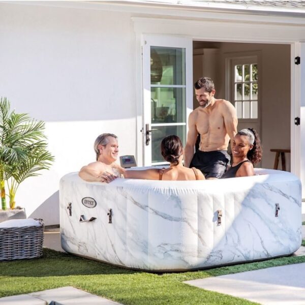 Spa Gonflable – INTEX – Calacatta 4 places + Couverture Thermique – Image 2