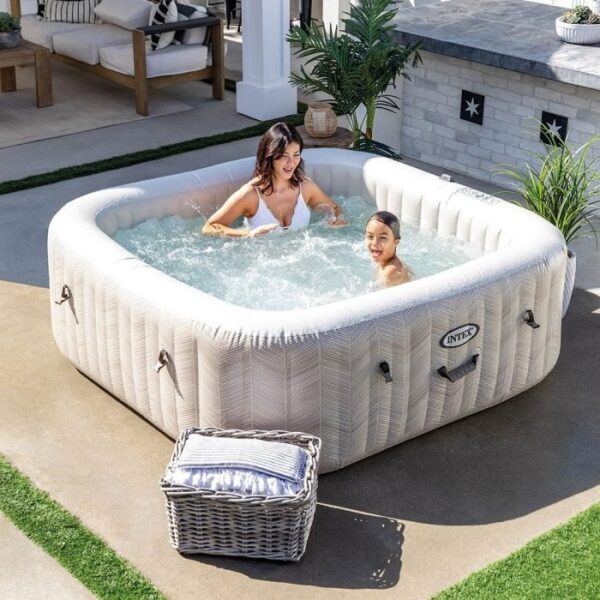 Spa Gonflable- INTEX – Chevron 6 places + Couverture Thermique – Image 2