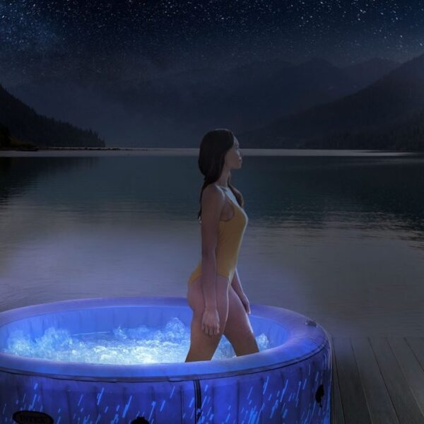 Spa Gonflable – INTEX – Galaxie 4 places + Couverture Thermique – Image 2