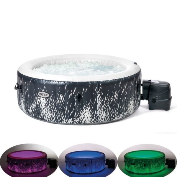 Spa Gonflable – INTEX – Galaxie 4 places + Couverture Thermique – Image 3