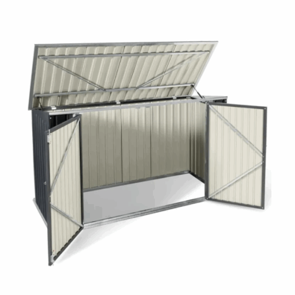 Abri jardin métal – 2.2 m2 – Porte à verrouillage – Image 3