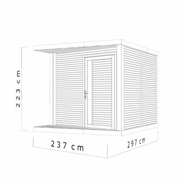 Abri de Jardin Moderne – 7.1 m2 – Finition Haut de Gamme- Prix usine – DESTOCKAGE – Image 5