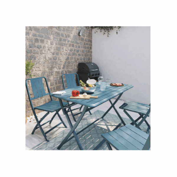 Barbecue au gaz – 114 x 55 x 114 cm – NATERIAL Alton, 3 brûleurs, noir – Image 2