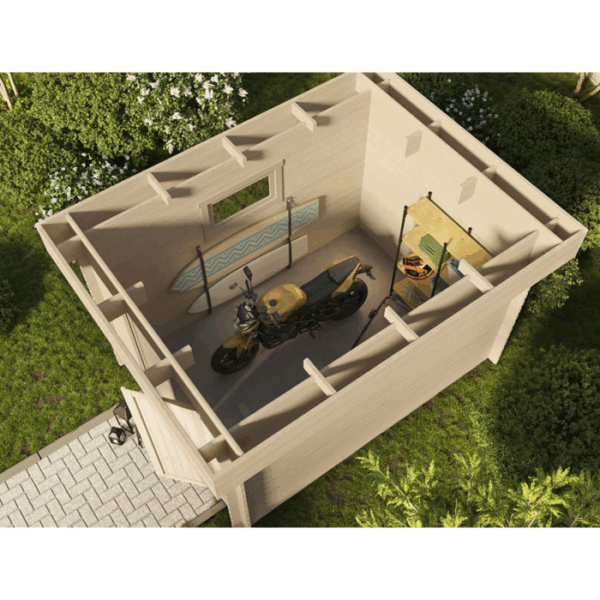 Abri Jardin Bois ROVETO – 4.7 m2 – Finition Premium – Prix usine – DESTOCKAGE – Image 6